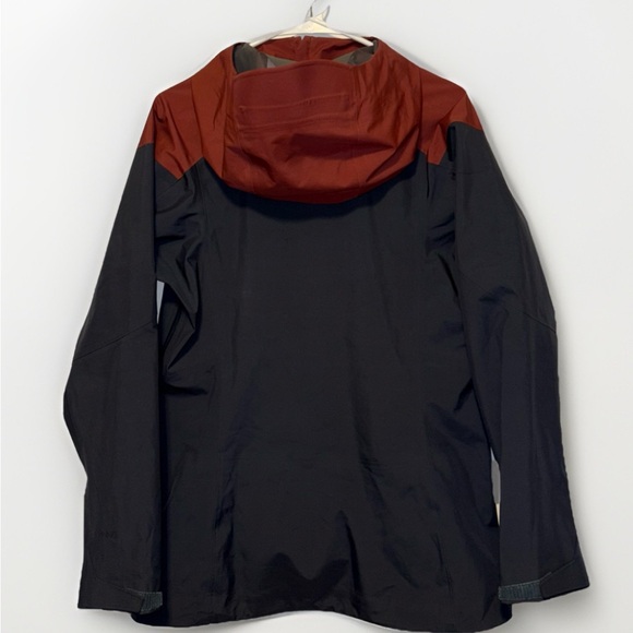 Patagonia Women's M SnowDrifter RECCO Jacket H2No Hooded Sequoia Red/Navy Ski - Picture 3 of 11